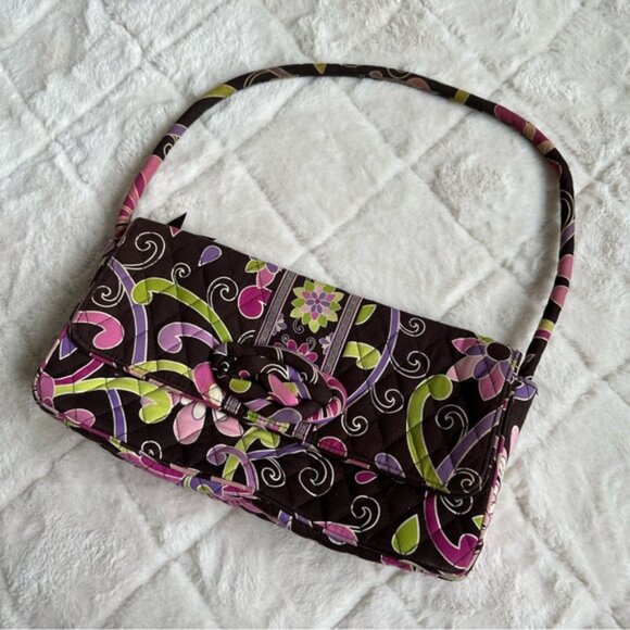 Vera Bradley | Purple Punch "Knot Just a Clutch" Bag - Picture 2 of 16